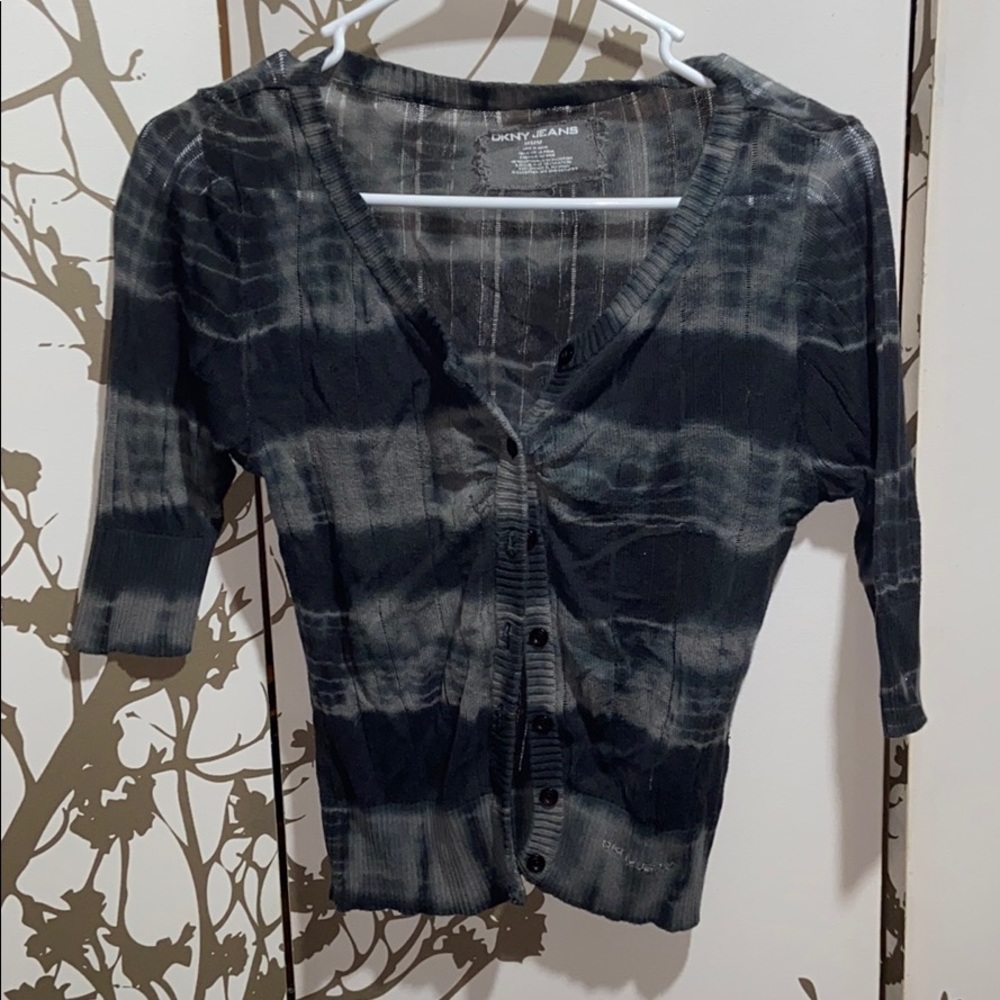 DKNY Cropped Cardigan